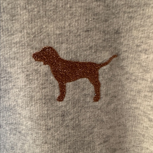 PINK Victoria's Secret Light Gray Hoodie - Picture 2 of 6